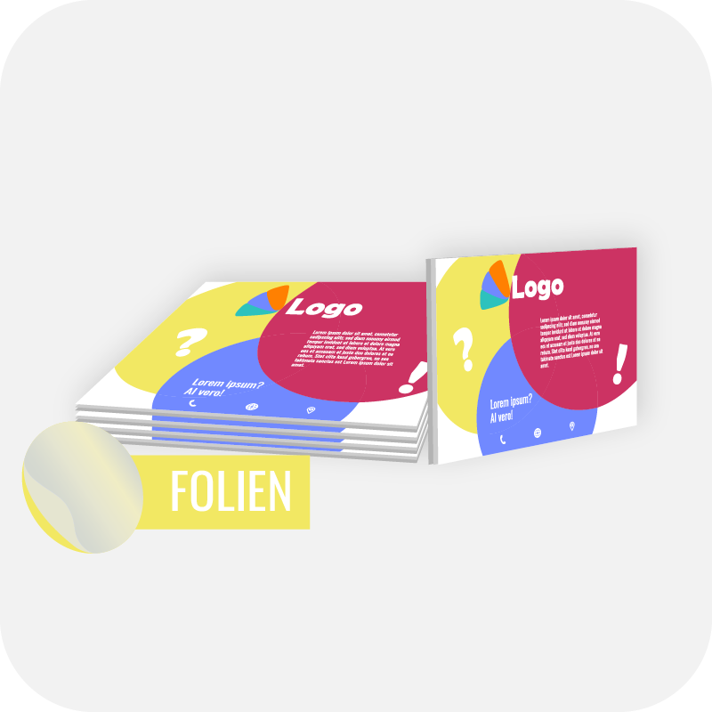 Multiloft-Flyer DIN A3 quer (42,0 cm x 29,7 cm) beidseitig folienkaschiert matt, 4/4 farbig (beidseitiger Druck)